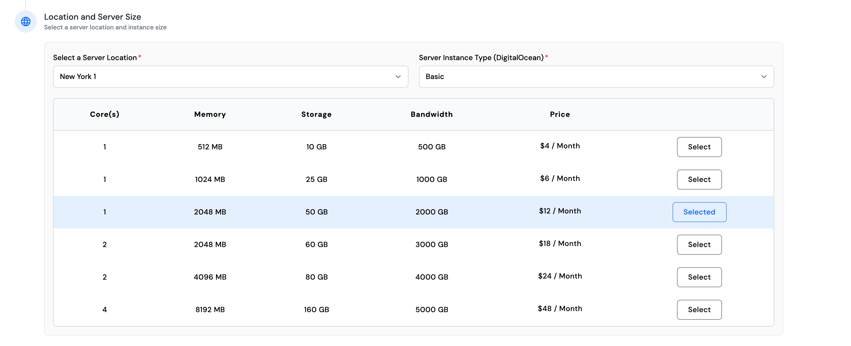 Digitalocean Installation